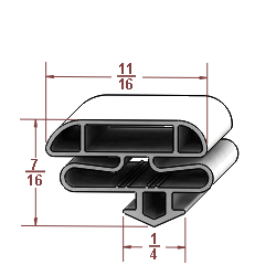 Anthony Anvil Style Refrigeration Gasket