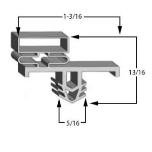Delfield Part# 170-2751 Compatible Door Gasket
