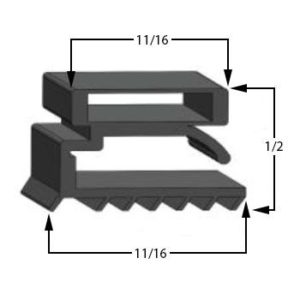Delfield 15 7/8 x 34 Compatible Door Gasket