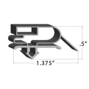 Turbo Air TUF28SD Compatible Door Gasket Part# (30223M0200)